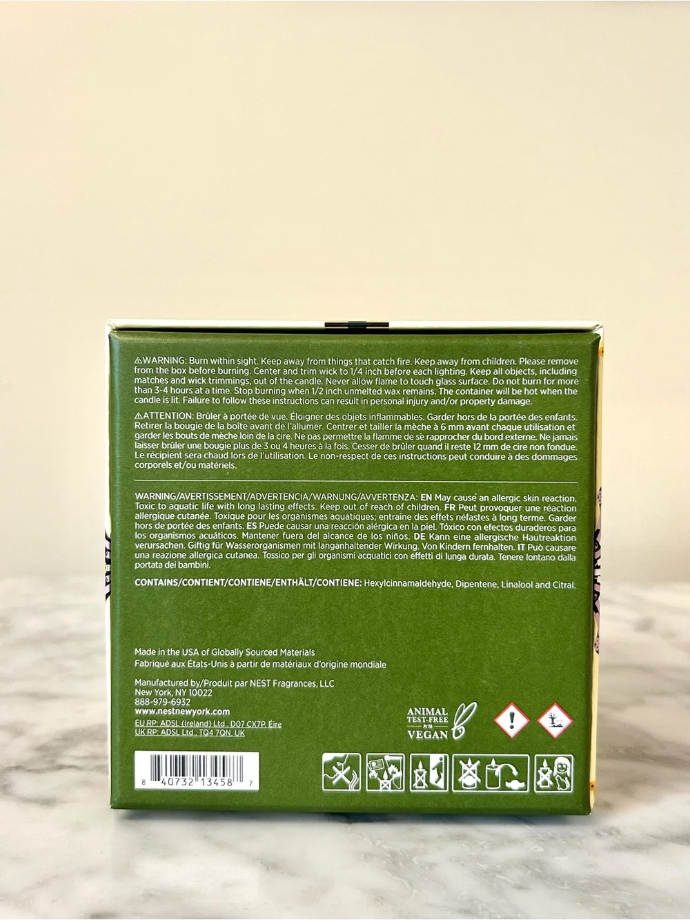LIMITED EDITION • NEST New York Grapefruit Decorative 3-Wick Candle
